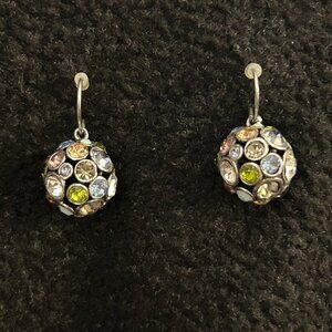 Multi-colored Ball Dangle Earrings
